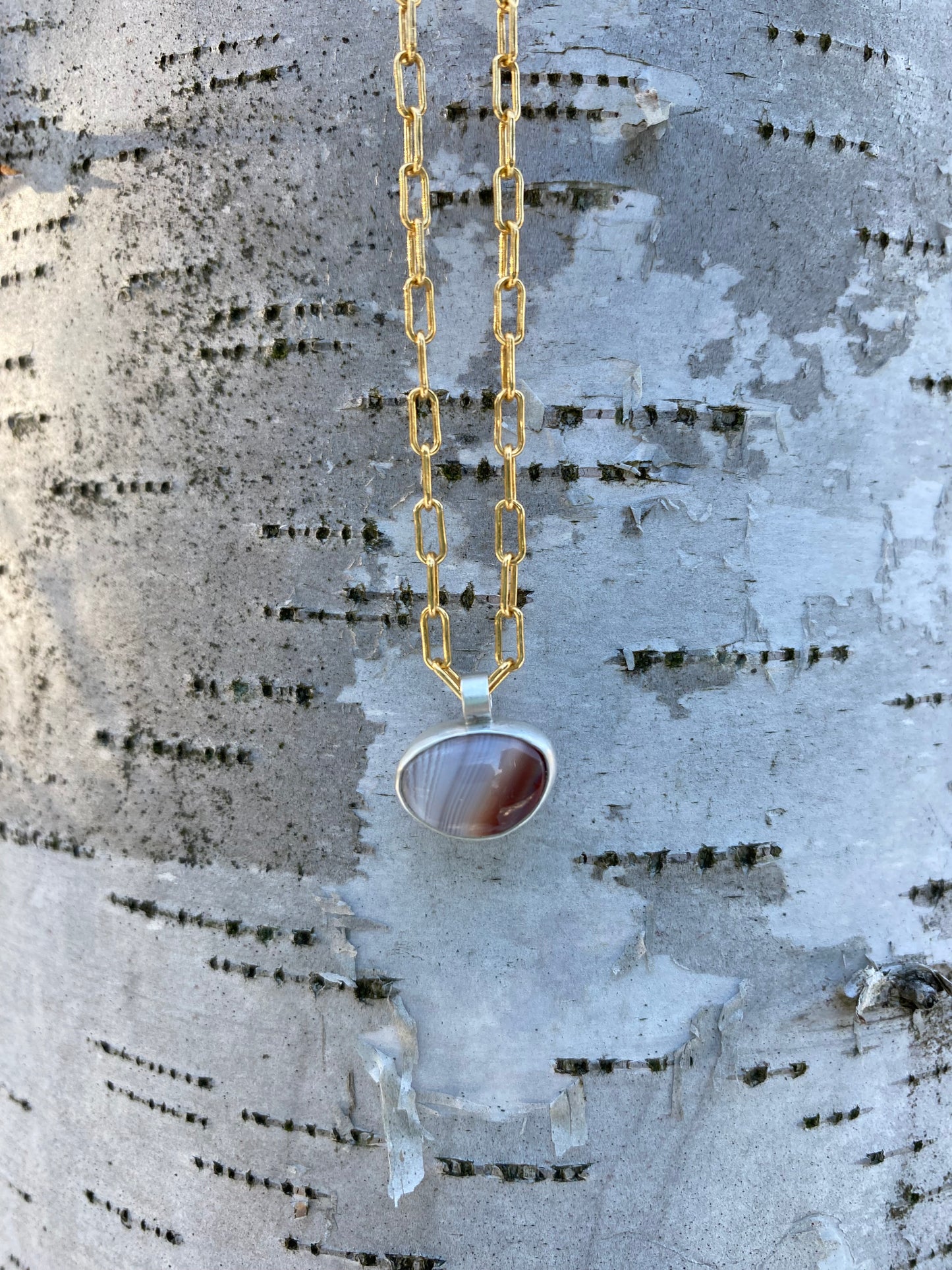 Lake Superior Agate Necklace